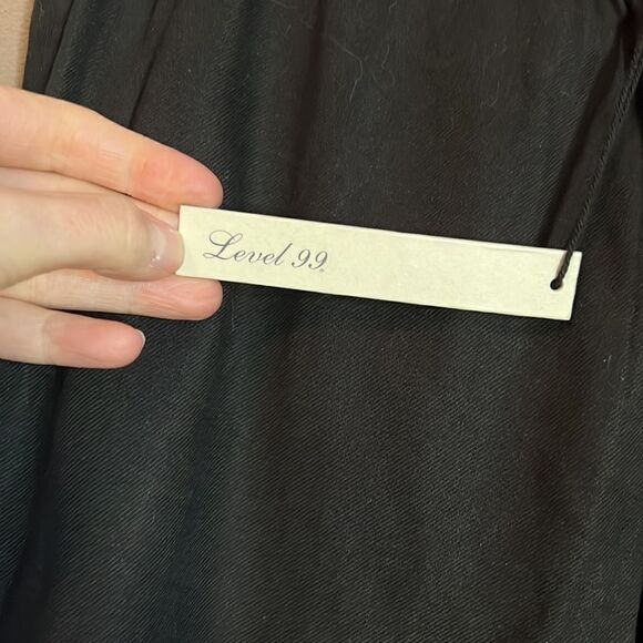 NWT! Level 99 black linen blend lounge pants - Picture 10 of 13